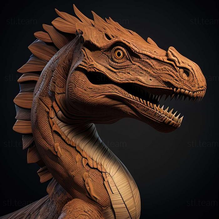 3D модель Хуаянгозавр (STL)